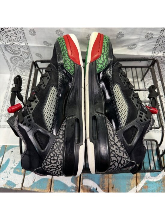 Nike Air Jordan Spizike Low Mens Size 6.5Y Black Varsity Red Sneakers FQ3950-060 main image 6